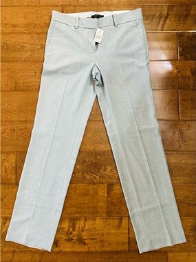 Ann Taylor Straight Leg Dress Pants in Light Blue